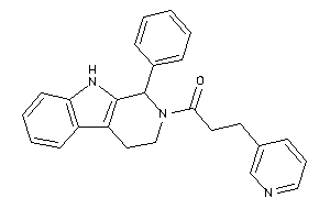 1-(1-phenyl-1,3,4,9-tetrahydro-$b-carbolin-2-yl)-3-(3-pyridyl)propan-1-one