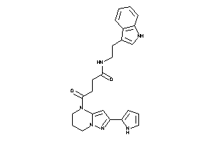 N-[2-(1H-indol-3-yl)ethyl]-4-keto-4-[2-(1H-pyrrol-2-yl)-6,7-dihydro-5H-pyrazolo[1,5-a]pyrimidin-4-yl]butyramide