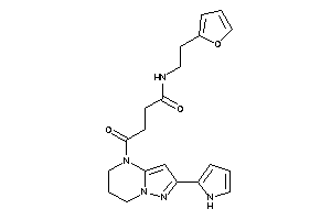 N-[2-(2-furyl)ethyl]-4-keto-4-[2-(1H-pyrrol-2-yl)-6,7-dihydro-5H-pyrazolo[1,5-a]pyrimidin-4-yl]butyramide