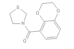 2,3-dihydro-1,4-benzodioxin-5-yl(thiazolidin-3-yl)methanone