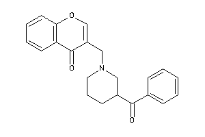 3-[(3-benzoylpiperidino)methyl]chromone