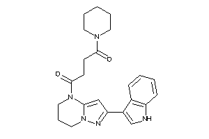 1-[2-(1H-indol-3-yl)-6,7-dihydro-5H-pyrazolo[1,5-a]pyrimidin-4-yl]-4-piperidino-butane-1,4-dione