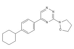 2-[5-(4-cyclohexylphenyl)-1,2,4-triazin-3-yl]isoxazolidine
