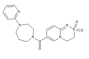 Image of (2,2-diketo-3,4-dihydropyrido[2,1-c][1,2,4]thiadiazin-7-yl)-[4-(2-pyridyl)-1,4-diazepan-1-yl]methanone