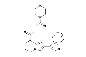 1-[2-(1H-indol-3-yl)-6,7-dihydro-5H-pyrazolo[1,5-a]pyrimidin-4-yl]-4-morpholino-butane-1,4-dione