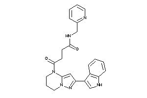 4-[2-(1H-indol-3-yl)-6,7-dihydro-5H-pyrazolo[1,5-a]pyrimidin-4-yl]-4-keto-N-(2-pyridylmethyl)butyramide