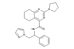 N-(1-phenyl-2-pyrazol-1-yl-ethyl)-2-pyrrolidino-5,6,7,8-tetrahydroquinazoline-4-carboxamide