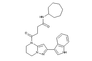 N-cycloheptyl-4-[2-(1H-indol-3-yl)-6,7-dihydro-5H-pyrazolo[1,5-a]pyrimidin-4-yl]-4-keto-butyramide