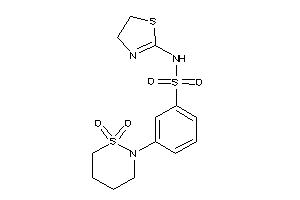 3-(1,1-diketothiazinan-2-yl)-N-(2-thiazolin-2-yl)benzenesulfonamide