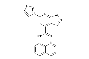 6-(3-furyl)-N-(8-quinolyl)isoxazolo[5,4-b]pyridine-4-carboxamide