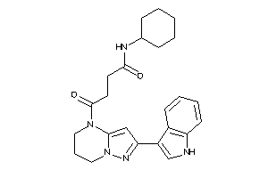 N-cyclohexyl-4-[2-(1H-indol-3-yl)-6,7-dihydro-5H-pyrazolo[1,5-a]pyrimidin-4-yl]-4-keto-butyramide