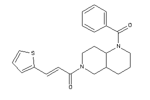 1-(1-benzoyl-2,3,4,4a,5,7,8,8a-octahydro-1,6-naphthyridin-6-yl)-3-(2-thienyl)prop-2-en-1-one