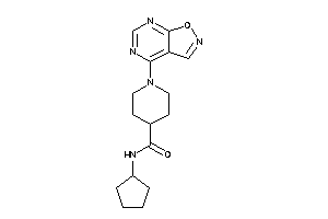 Image of N-cyclopentyl-1-isoxazolo[5,4-d]pyrimidin-4-yl-isonipecotamide