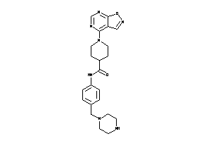 1-isoxazolo[5,4-d]pyrimidin-4-yl-N-[4-(piperazinomethyl)phenyl]isonipecotamide