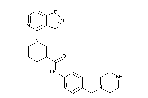 Image of 1-isoxazolo[5,4-d]pyrimidin-4-yl-N-[4-(piperazinomethyl)phenyl]nipecotamide