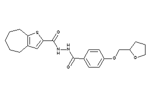 N'-[4-(tetrahydrofurfuryloxy)benzoyl]-5,6,7,8-tetrahydro-4H-cyclohepta[b]thiophene-2-carbohydrazide