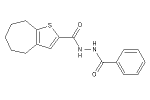 N'-benzoyl-5,6,7,8-tetrahydro-4H-cyclohepta[b]thiophene-2-carbohydrazide