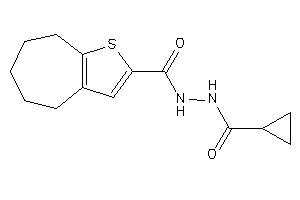 N'-(cyclopropanecarbonyl)-5,6,7,8-tetrahydro-4H-cyclohepta[b]thiophene-2-carbohydrazide