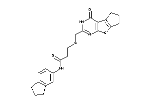 N-indan-5-yl-3-[(ketoBLAHyl)methylthio]propionamide