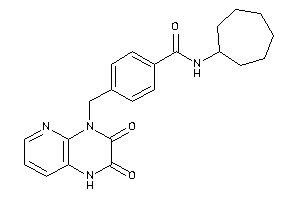 N-cycloheptyl-4-[(2,3-diketo-1H-pyrido[2,3-b]pyrazin-4-yl)methyl]benzamide