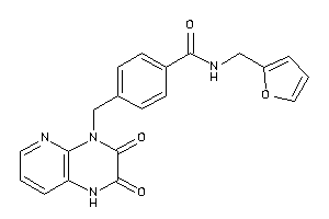 Image of 4-[(2,3-diketo-1H-pyrido[2,3-b]pyrazin-4-yl)methyl]-N-(2-furfuryl)benzamide