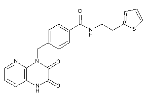 Image of 4-[(2,3-diketo-1H-pyrido[2,3-b]pyrazin-4-yl)methyl]-N-[2-(2-thienyl)ethyl]benzamide
