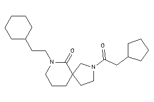 7-(2-cyclohexylethyl)-3-(2-cyclopentylacetyl)-3,7-diazaspiro[4.5]decan-6-one