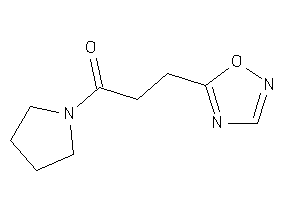 3-(1,2,4-oxadiazol-5-yl)-1-pyrrolidino-propan-1-one