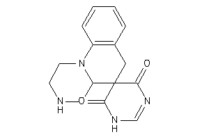 Spiro[1,2,3,4,4a,6-hexahydropyrazino[1,2-a]quinoline-5,5'-1H-pyrimidine]-4',6'-quinone