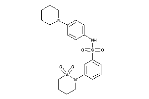 3-(1,1-diketothiazinan-2-yl)-N-(4-piperidinophenyl)benzenesulfonamide