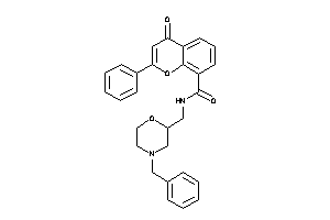 N-[(4-benzylmorpholin-2-yl)methyl]-4-keto-2-phenyl-chromene-8-carboxamide