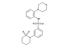 3-(1,1-diketothiazinan-2-yl)-N-(2-morpholinophenyl)benzenesulfonamide