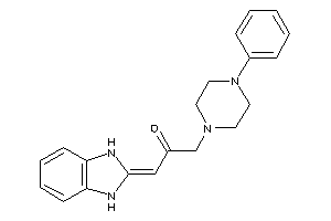 1-(1,3-dihydrobenzimidazol-2-ylidene)-3-(4-phenylpiperazino)acetone