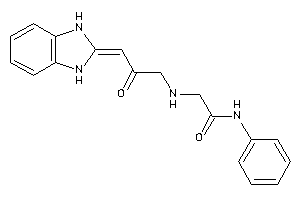 2-[[3-(1,3-dihydrobenzimidazol-2-ylidene)-2-keto-propyl]amino]-N-phenyl-acetamide