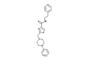 2-[(4-phenylpiperazino)methyl]-N-[2-(4-pyridyl)ethyl]oxazole-4-carboxamide