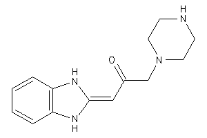 1-(1,3-dihydrobenzimidazol-2-ylidene)-3-piperazino-acetone