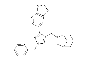 6-[[3-(1,3-benzodioxol-5-yl)-1-benzyl-pyrazol-4-yl]methyl]-6-azabicyclo[3.2.1]octane