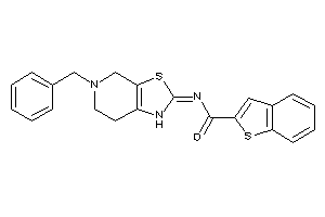 N-(5-benzyl-1,4,6,7-tetrahydrothiazolo[5,4-c]pyridin-2-ylidene)benzothiophene-2-carboxamide