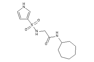 N-cycloheptyl-2-(1H-pyrrol-3-ylsulfonylamino)acetamide