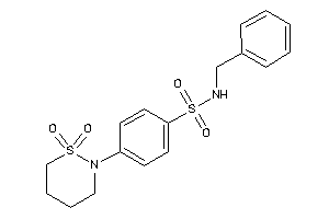 N-benzyl-4-(1,1-diketothiazinan-2-yl)benzenesulfonamide