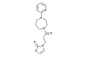 3-[3-keto-3-[4-(2-pyridyl)-1,4-diazepan-1-yl]propyl]-4-thiazolin-2-one