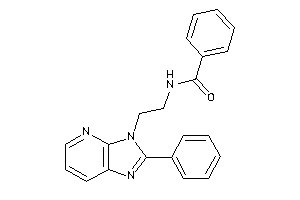 N-[2-(2-phenylimidazo[4,5-b]pyridin-3-yl)ethyl]benzamide