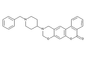 10-(1-benzyl-4-piperidyl)-9,11-dihydroisochromeno[4,3-g][1,3]benzoxazin-5-one