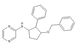 (3-benzoxy-2-phenyl-cyclopentyl)-pyrazin-2-yl-amine