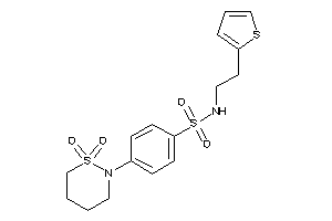 4-(1,1-diketothiazinan-2-yl)-N-[2-(2-thienyl)ethyl]benzenesulfonamide