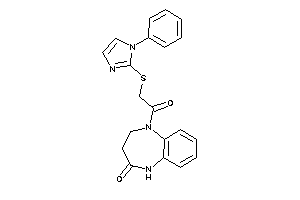 1-[2-[(1-phenylimidazol-2-yl)thio]acetyl]-3,5-dihydro-2H-1,5-benzodiazepin-4-one