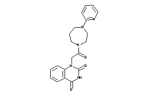 1-[2-keto-2-[4-(2-pyridyl)-1,4-diazepan-1-yl]ethyl]quinazoline-2,4-quinone