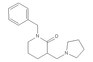 1-benzyl-3-(pyrrolidinomethyl)-2-piperidone