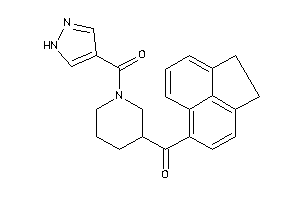 Acenaphthen-5-yl-[1-(1H-pyrazole-4-carbonyl)-3-piperidyl]methanone