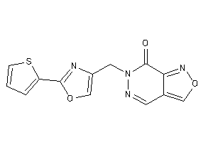6-[[2-(2-thienyl)oxazol-4-yl]methyl]isoxazolo[3,4-d]pyridazin-7-one